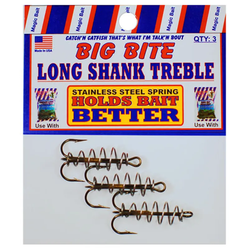 Long Shank Treble Spring - Magic Bait